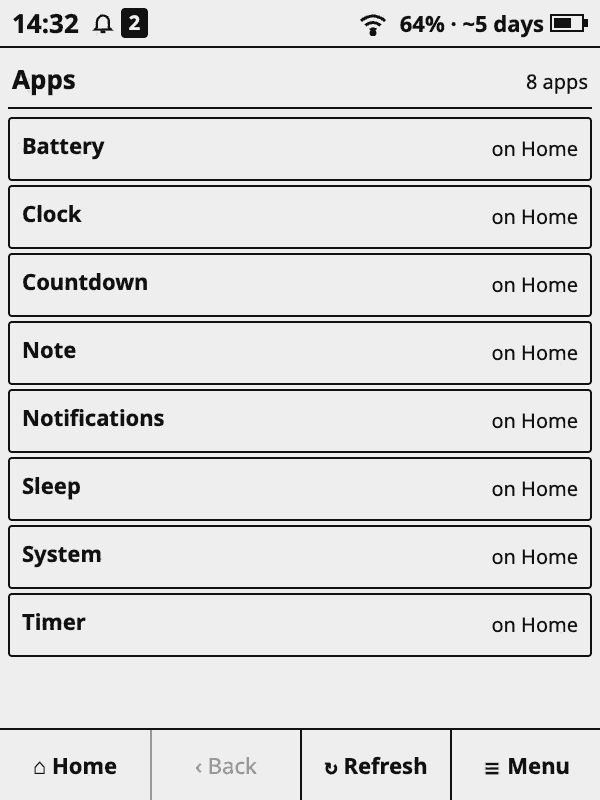 Apps launcher